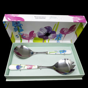 Portmeirion Water Garden Set of 2 Salad Servers